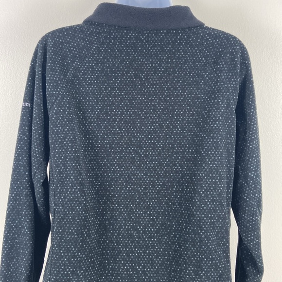 ✨3/$25✨ Columbia Black Spotted Light Fleece - L - Picture 7 of 8